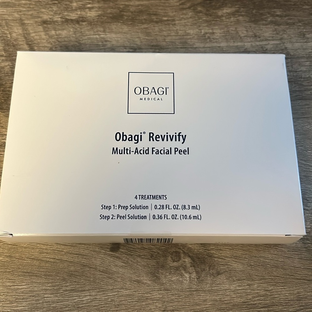 NWT Obagi Revivify Multi Acid Face Peel (4 Treatments
